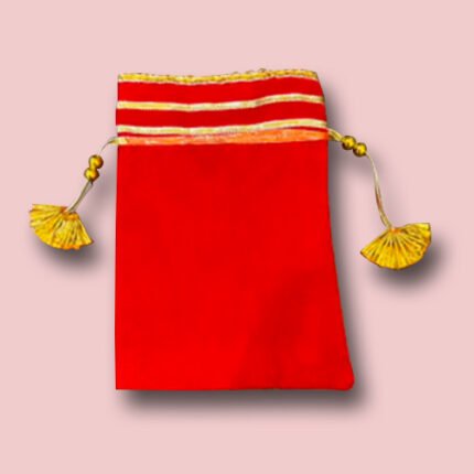 Red Colourful Gift Pouch